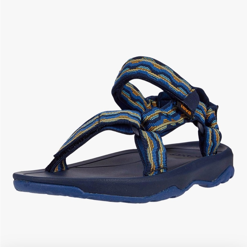Teva Navy and Yellow Strappy Sandals
